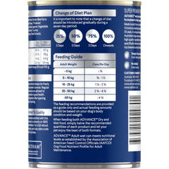 ADVANCE Adult Casserole With Chicken Wet Dog Food Cans - Furbabies Online