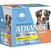 ADVANCE Puppy Single Serve Wet Dog Food Chicken With Rice - Furbabies Online
