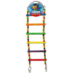 Cheeky Bird Ladder with Beads - Furbabies Online