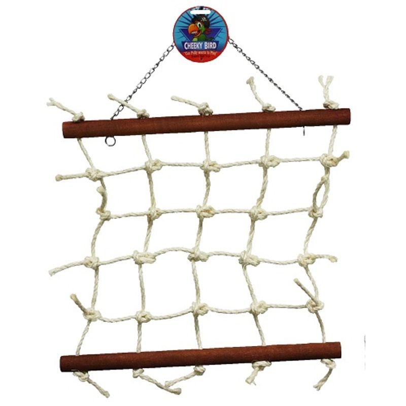 Cheeky Bird Natural Rope Lattice - Furbabies Online