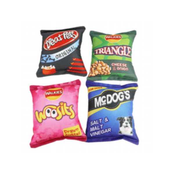 Chips Squeaky Dog Plush Toy - Furbabies Online