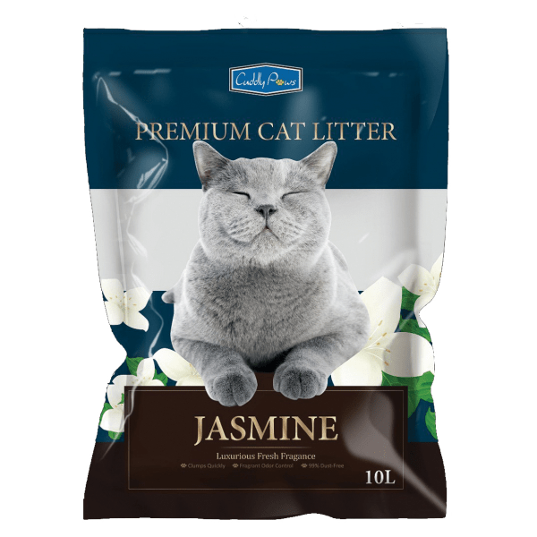 Cuddly Paws Bentonite Premium Cat Litter Jasmine 10ltr - Furbabies Online