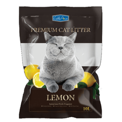 Cuddly Paws Bentonite Premium Cat Litter Lemon 10ltr - Furbabies Online