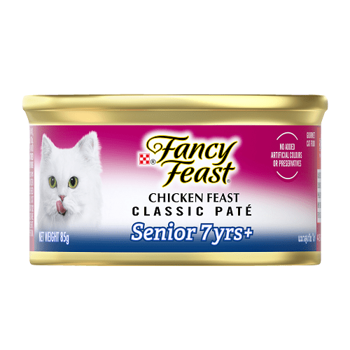 Fancy Feast Classic Pate Senior Chicken 85g 24 - Pack - Furbabies Online