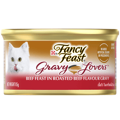 Fancy Feast Gravy Lovers 85g, 24 - Pack (4 Flavour) - Furbabies Online