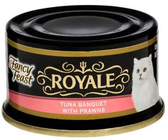 Fancy Feast Royale Tuna & Prawn 85g 24 - Pack - Furbabies Online