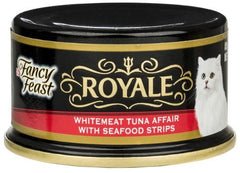 Fancy Feast Royale Tuna & Seafood Strips 85g 24 - Pack - Furbabies Online