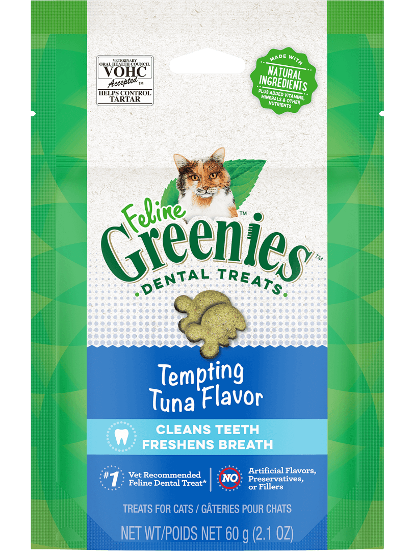 GREENIES Cat Tuna Flavour 60g 10 - Pack - Furbabies Online