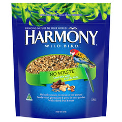 HARMONY NO WASTE SEED MIX 1KG 3PK (OM3) - Furbabies Online