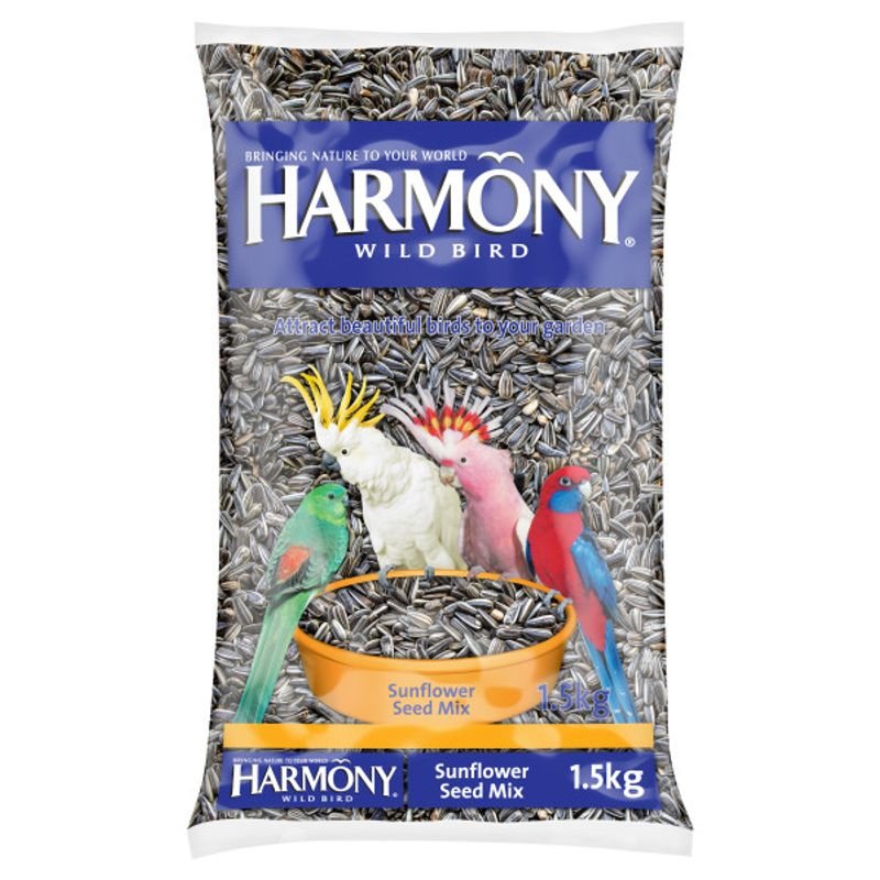 HARMONY SUNFLOWER SEED MIX 1.5KG (26354) - Furbabies Online