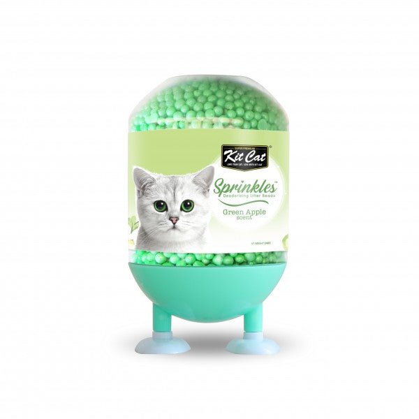 Kit Cat Deodorising Litter Sprinkles Apple 240gm - Furbabies Online