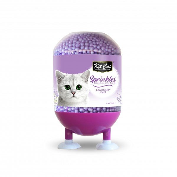 Kit Cat Deodorising Litter Sprinkles Lavender 240gm - Furbabies Online