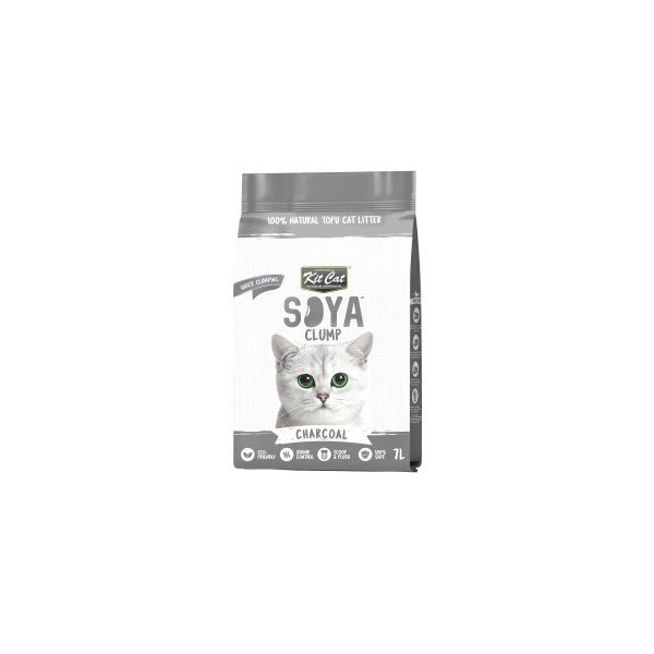 Kit Cat Soya Clump Litter Charcoal 2.5kg - Furbabies Online
