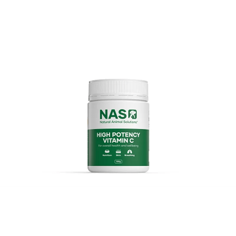 NAS HIGH POTENCY VITAMIN C 100gm - Furbabies Online