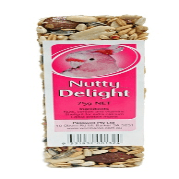 PASSWELL AVIAN DELIGHT NUTTY 75G - Furbabies Online
