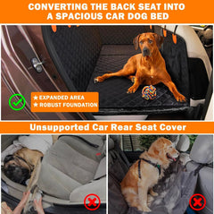 Pet Amigos Dog Back Seat Protector - Hard Base - Furbabies Online