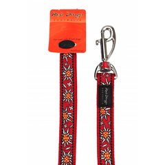 Red Dingo Dog Lead Edelweiss Red Large 1.2m - Furbabies Online