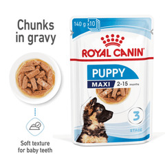 Royal Canin Maxi Puppy Wet Dog Food Pouches - Furbabies Online