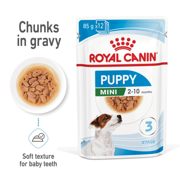 Royal Canin Mini Puppy Wet Dog Food Pouches - Furbabies Online