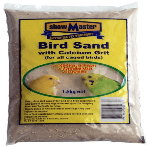 Showmaster Bird Sand - Furbabies Online