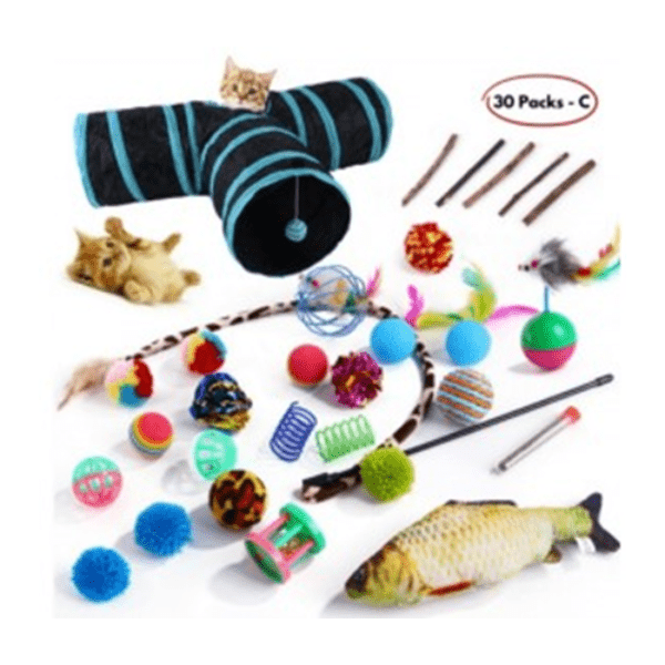 30 Packs Cat Toy Set - Furbabies Online