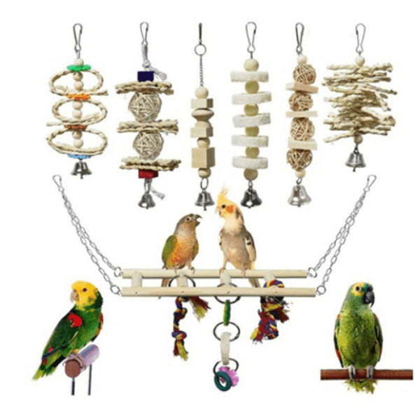 9 Pack Bird Chewing Toys - Furbabies Online