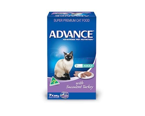 Advance Cat Adult Succulent Turkey 85g 7pk - Furbabies Online