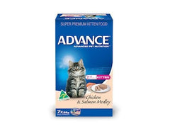 Advance Cat Kitten Chicken & Salmon 85g 7 - Pack - Furbabies Online
