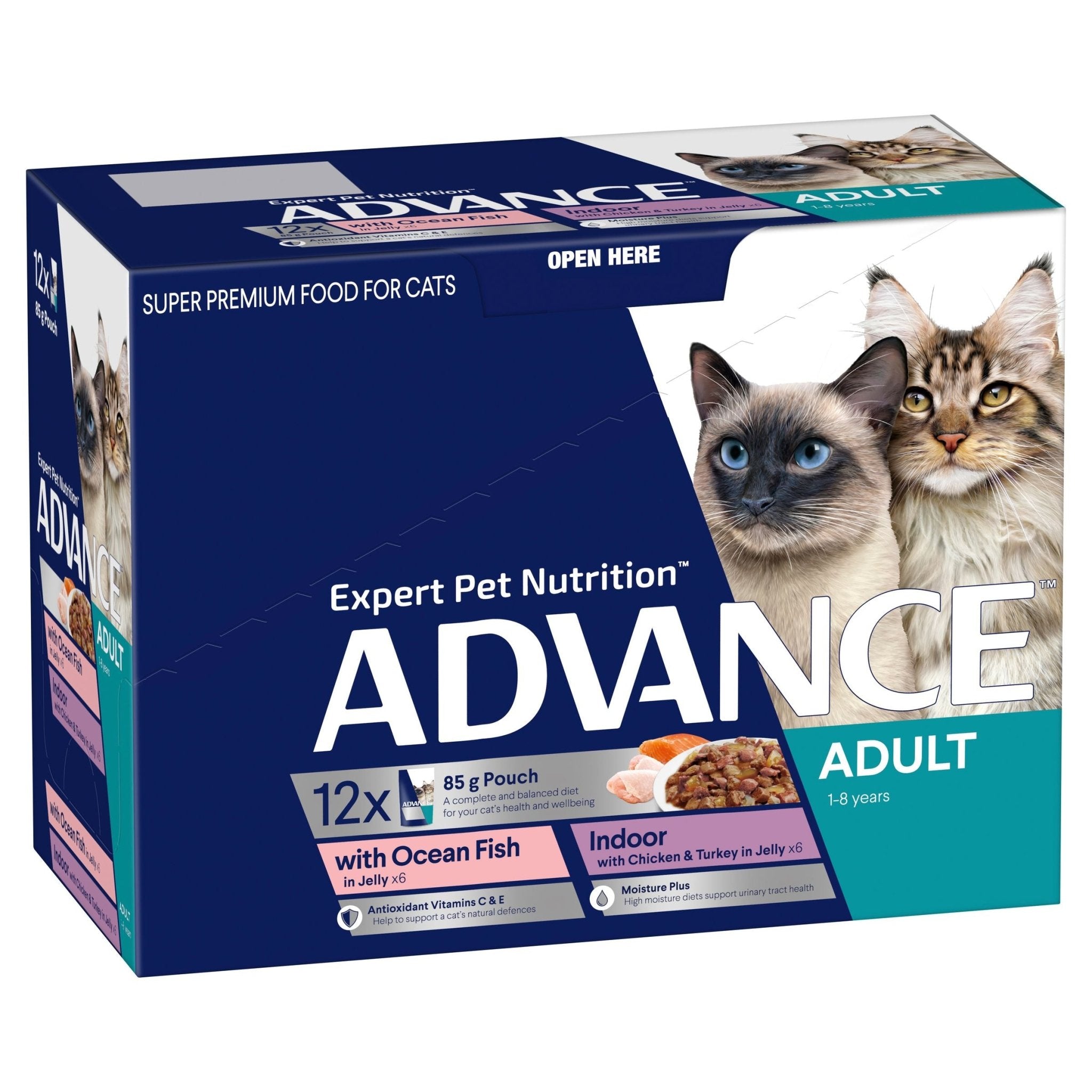 Advance Cat Wet Multi in Jelly 85g x 12 Pack - Furbabies Online