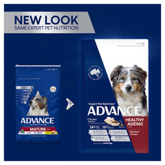 ADVANCE Healthy Ageing Medium Breed Chicken with Rice - Furbabies Online
