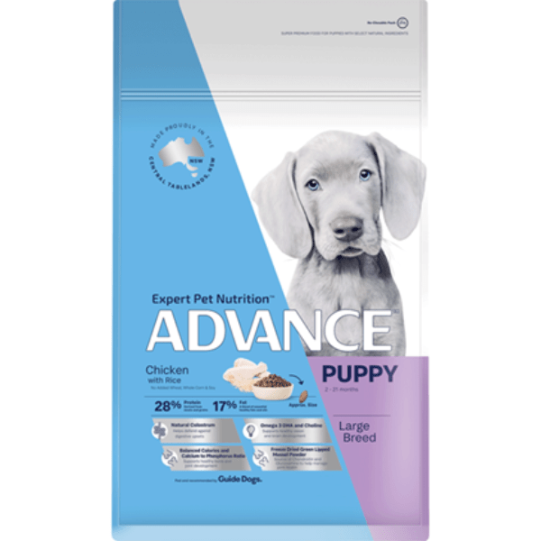 ADVANCE Large Puppy Dry Dog Food Chicken With Rice - Furbabies Online