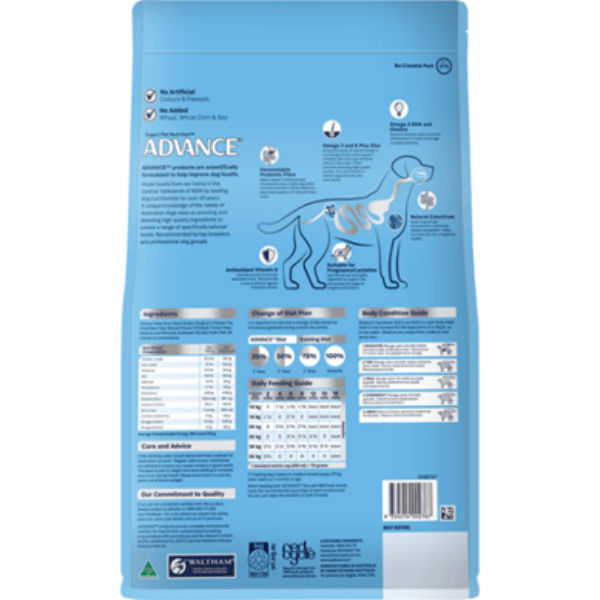 ADVANCE Medium Puppy Dry Dog Food Chicken With Rice - Furbabies Online