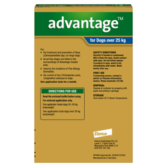 Advantage Extra Large Dog Flea Treatment - Furbabies Online