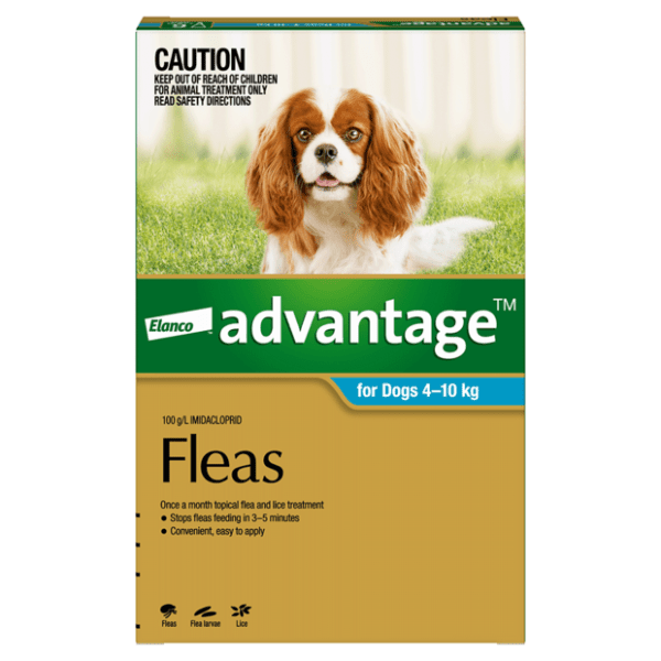 Advantage Medium Dog Aqua - Furbabies Online