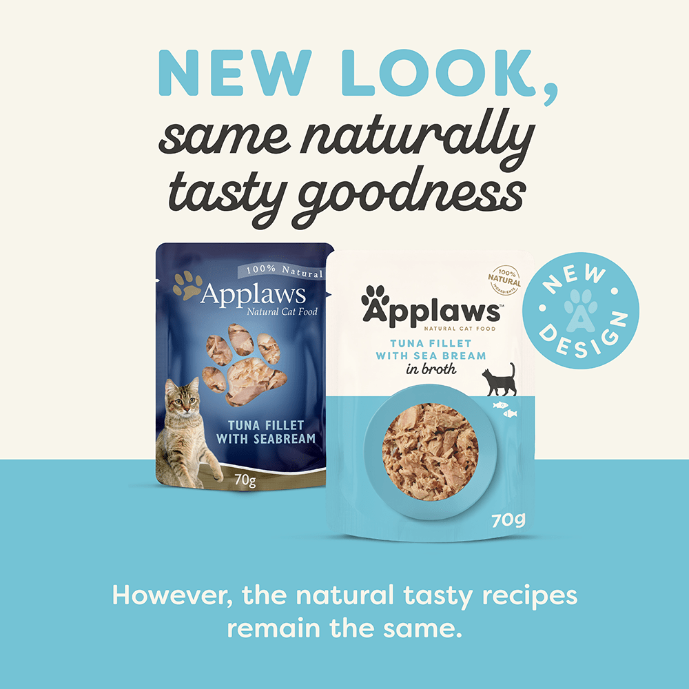 Applaws Cat Broth Pouch - Tuna & Sea Bream, 70g (16 Pack) - Furbabies Online