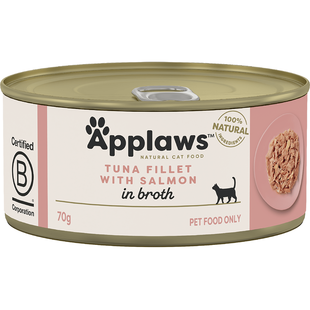 Applaws Cat Tuna Fillet Broth 70g 24 - Pack (2 Flavour) - Furbabies Online