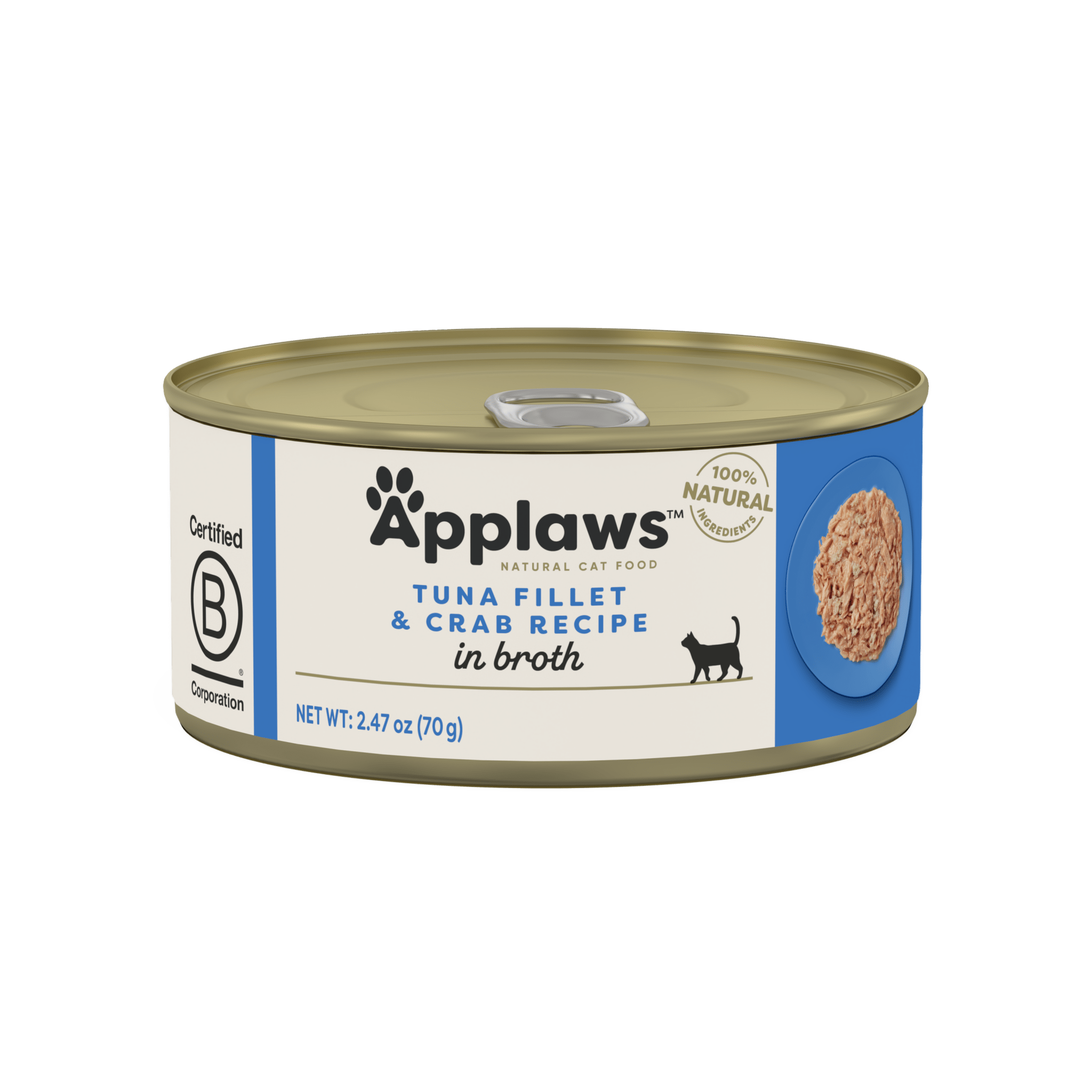 Applaws Cat Tuna Fillet Broth 70g 24 - Pack (2 Flavour) - Furbabies Online