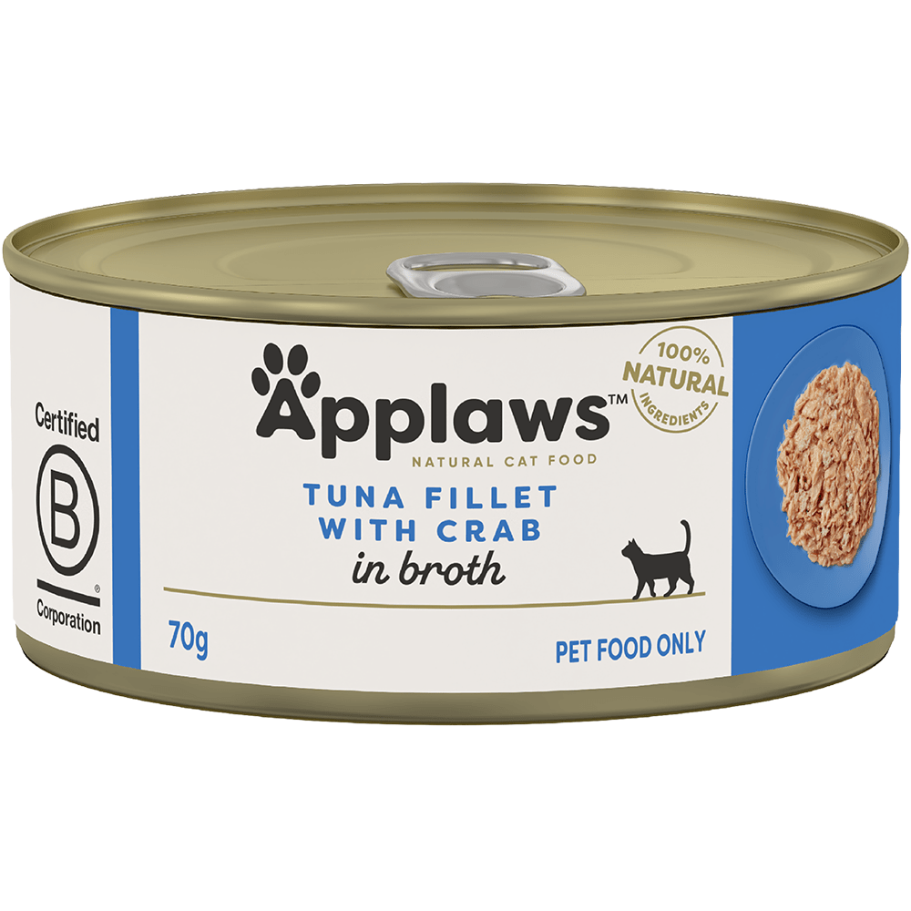 Applaws Cat Tuna Fillet Broth 70g 24 - Pack (2 Flavour) - Furbabies Online