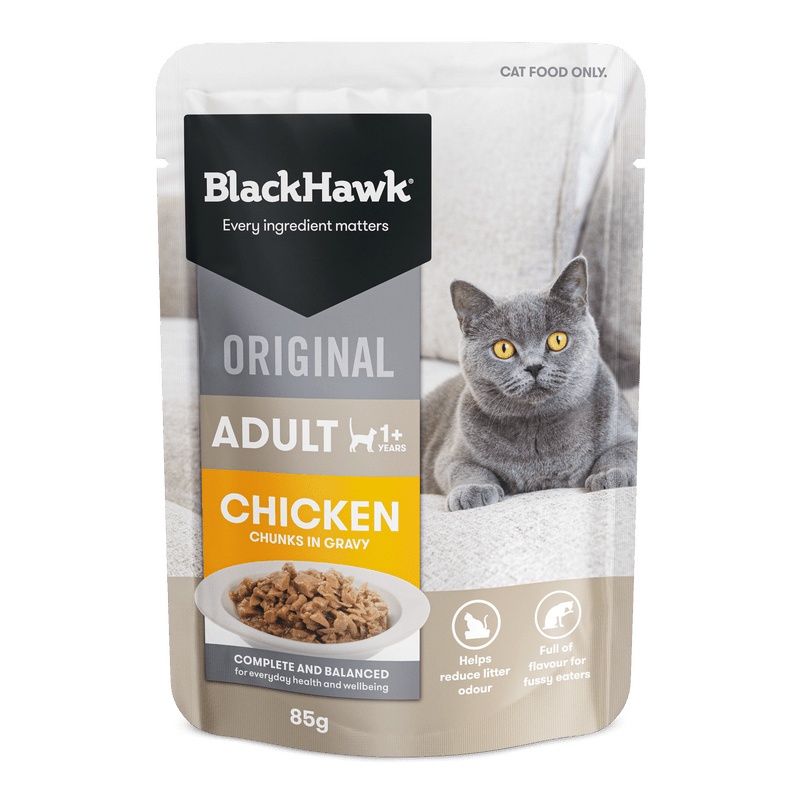 Black Hawk Cat Chicken (2 Weight) - Furbabies Online
