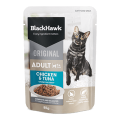 Black Hawk Cat Chicken Gravy 85g 12 Pack (2 Flavour) - Furbabies Online