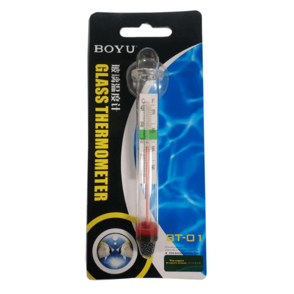 BOYU GLASS AQUARIUM THERMOMETER - Furbabies Online
