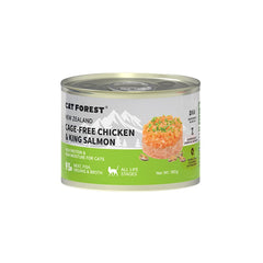 CAT FOREST Cage - Free Chicken & Salmon Wet Cat Food - Furbabies Online