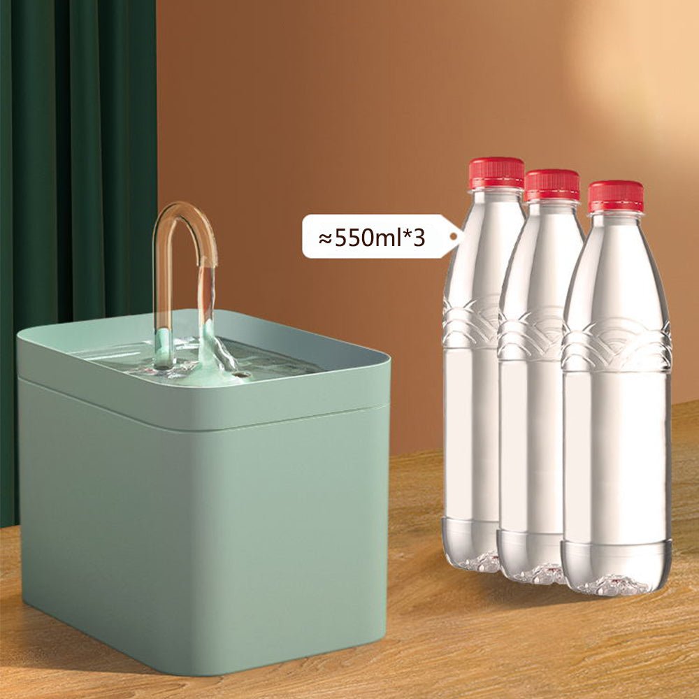 Cat Water Fountain – Auto Filter - Silent Pump, - Furbabies Online
