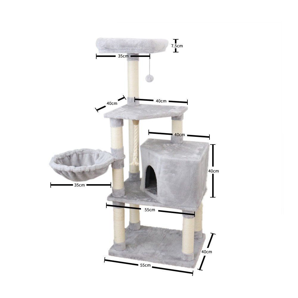 CATIO Cat Scratching Tree Supreme Condo 136cm - Furbabies Online