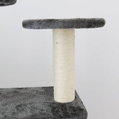 CATIO Chipboard Flannel Cat Scratching Tree - Abstract Deluxe 50x50x127cm - Furbabies Online