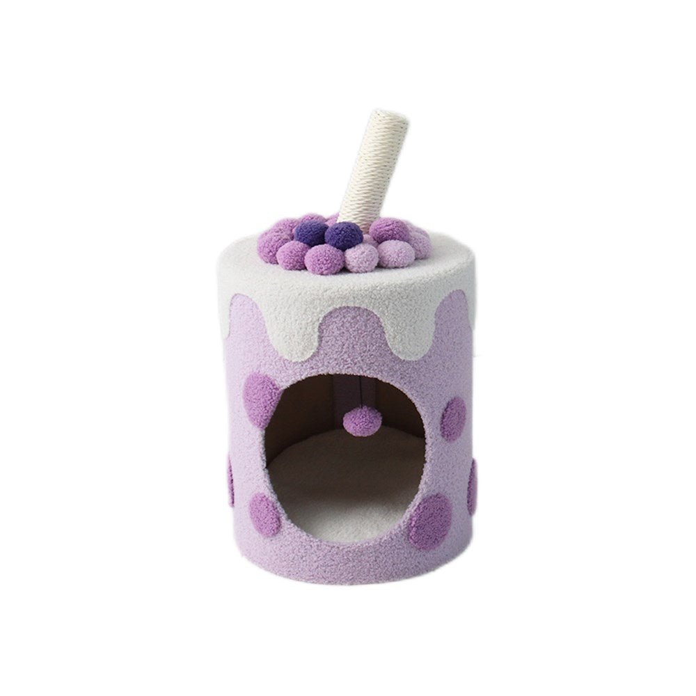 CATIO Purple Bubble Milk Tea Cat House - Furbabies Online