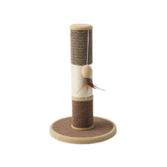 CATIO Sisal Cat Scratching Post With Hanging Cat Toy - Furbabies Online
