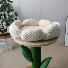 CATIO White Camelia Flower Cat Scratching Tree - Furbabies Online