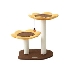 CMISSTREE 2 - Level Sunflower Cat Scratching Tree - Furbabies Online