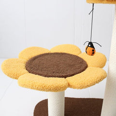 CMISSTREE 2 - Level Sunflower Cat Scratching Tree - Furbabies Online